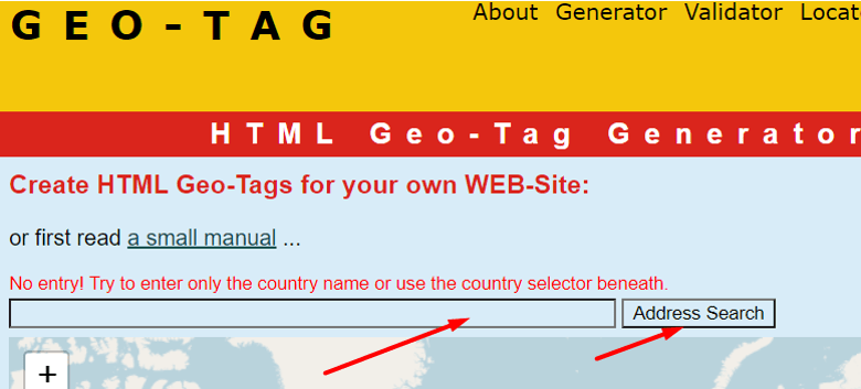 Geo tag