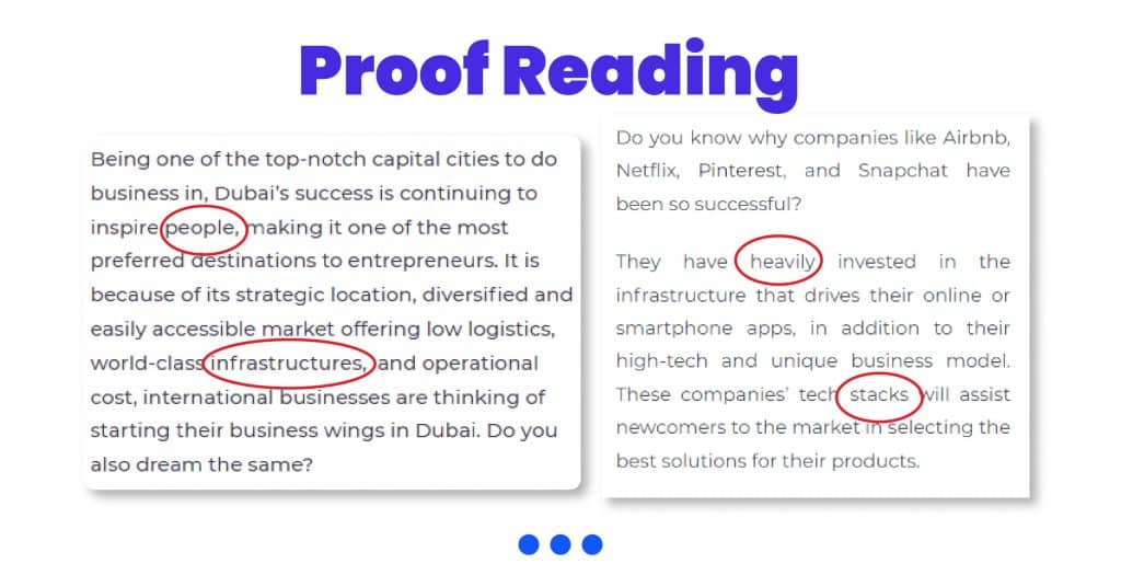 proofreading