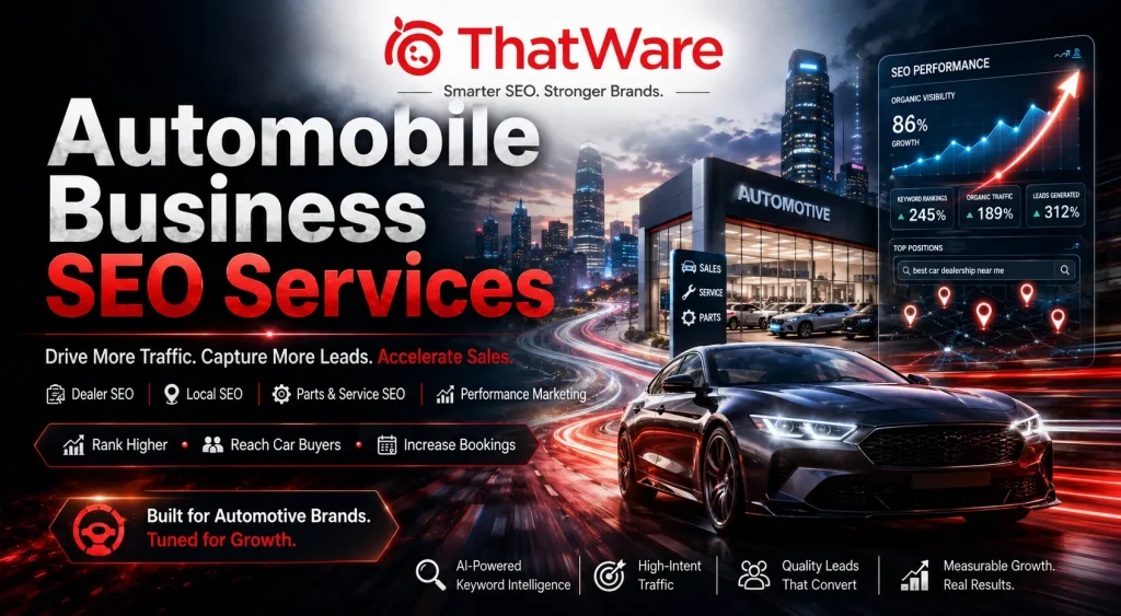 SEO for automobile businesses