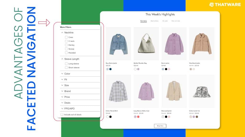 Advantages Of Faceted Navigations