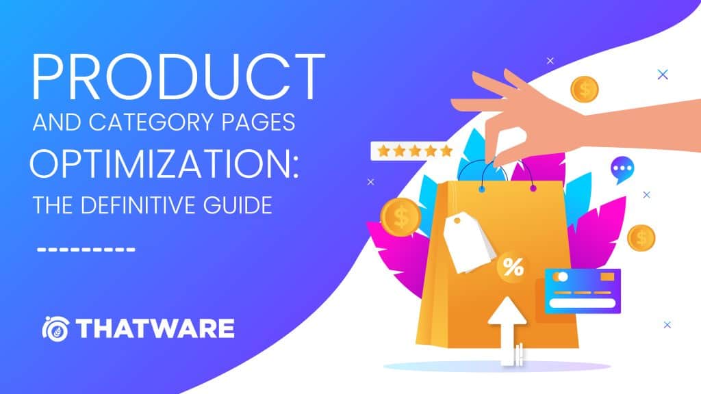 product and category pages