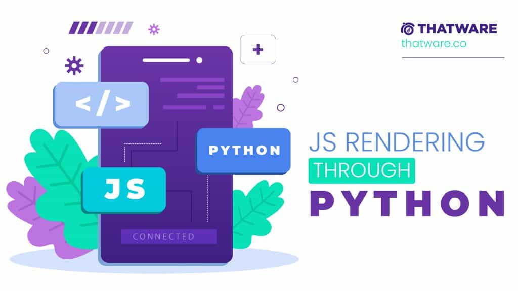 js rendering through python