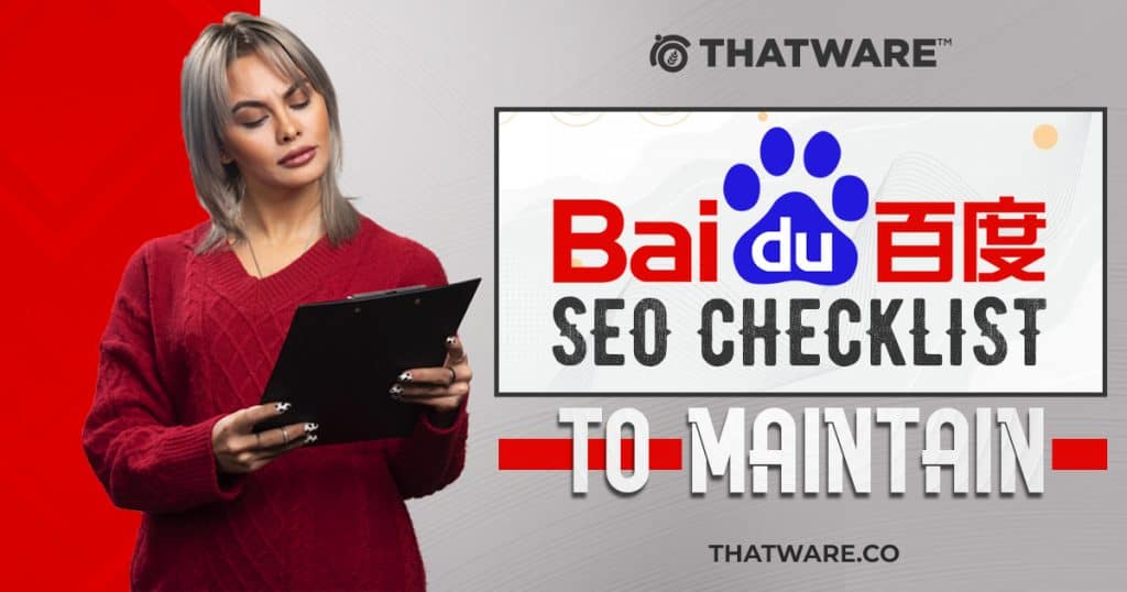 baidu seo checklist