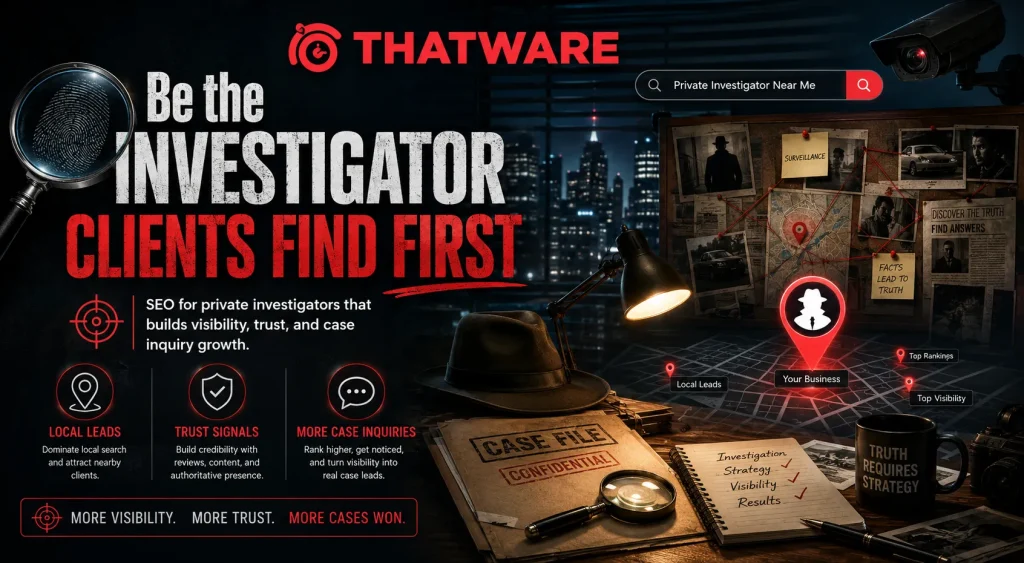 SEO Services for Detective Agencies