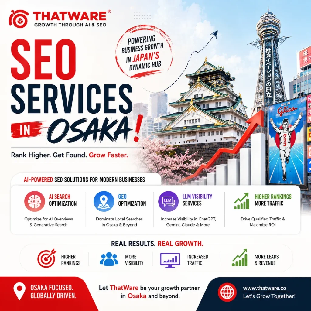 SEO Services in Osaka, AI Search Optimization, GEO & LLM Visibility Services