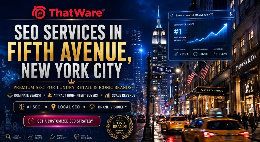 SEO Services in Fifth Avenue NYC