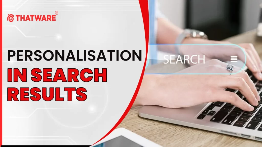 personalization in search results