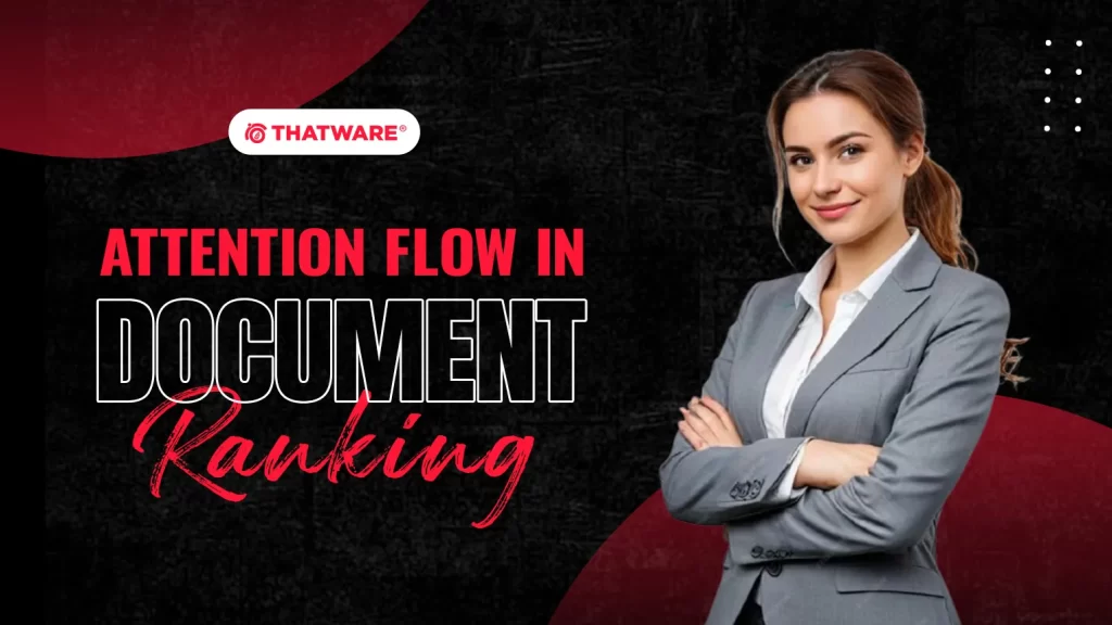 Attention Flow in Document Ranking