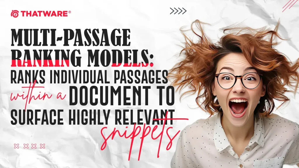 Multi-Passage Ranking Models