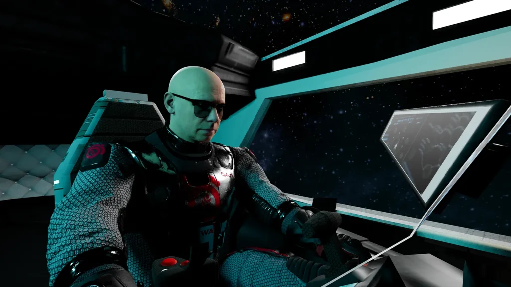 DAN operating spaceship