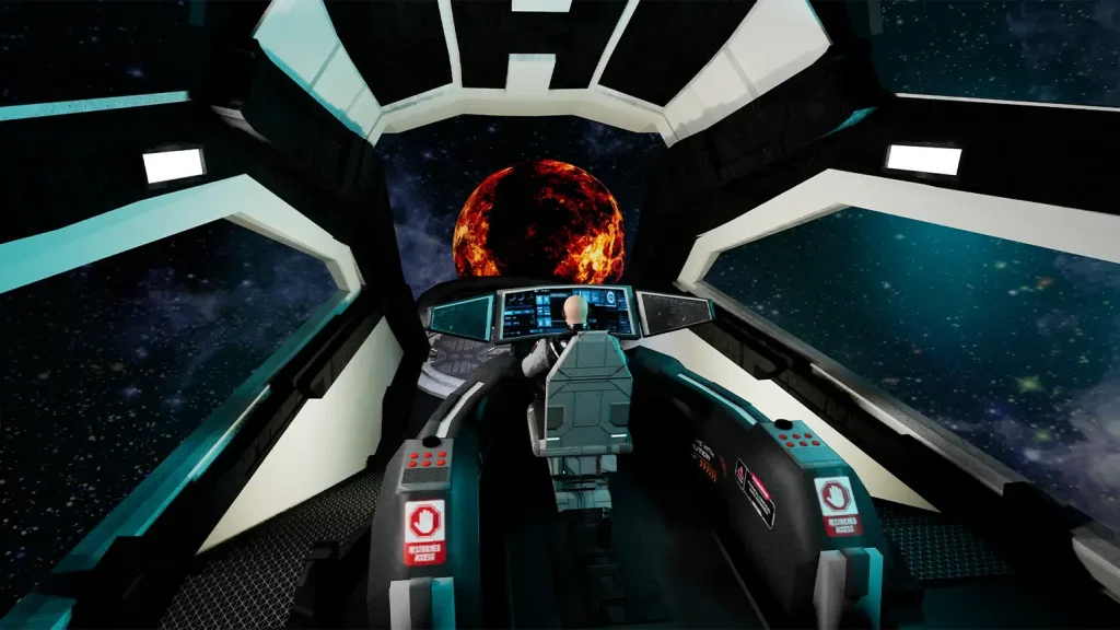 great view of spaceship