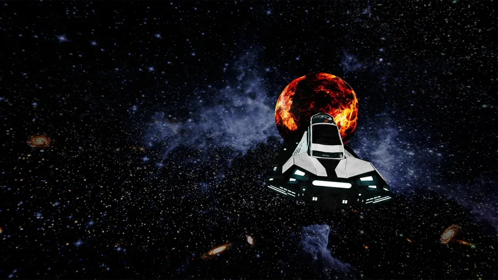 into the galaxy