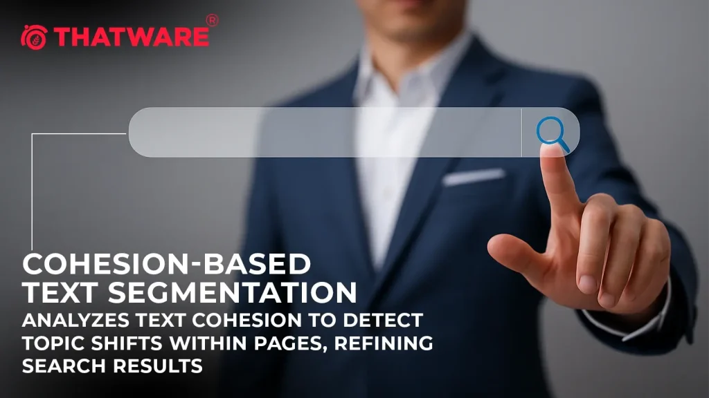 Cohesion-Based Text Segmentation
