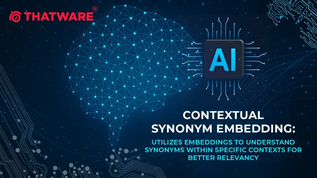Contextual Synonym Embedding