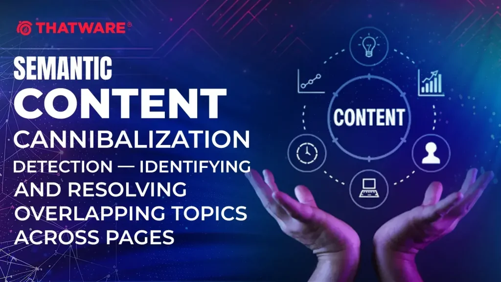 Semantic Content Cannibalization Detection