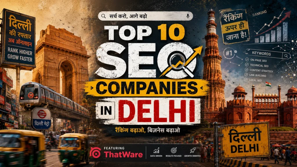 Top Listing SEO Companies in Delhi