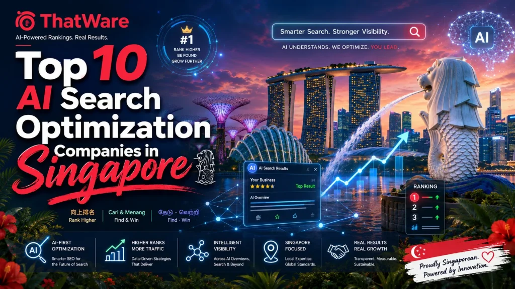 Top AI search optimization companies in Singapore