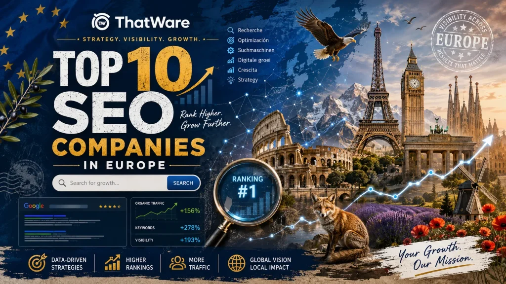 top 10 seo companies in Europe