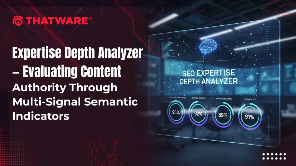 Expertise Depth Analyzer