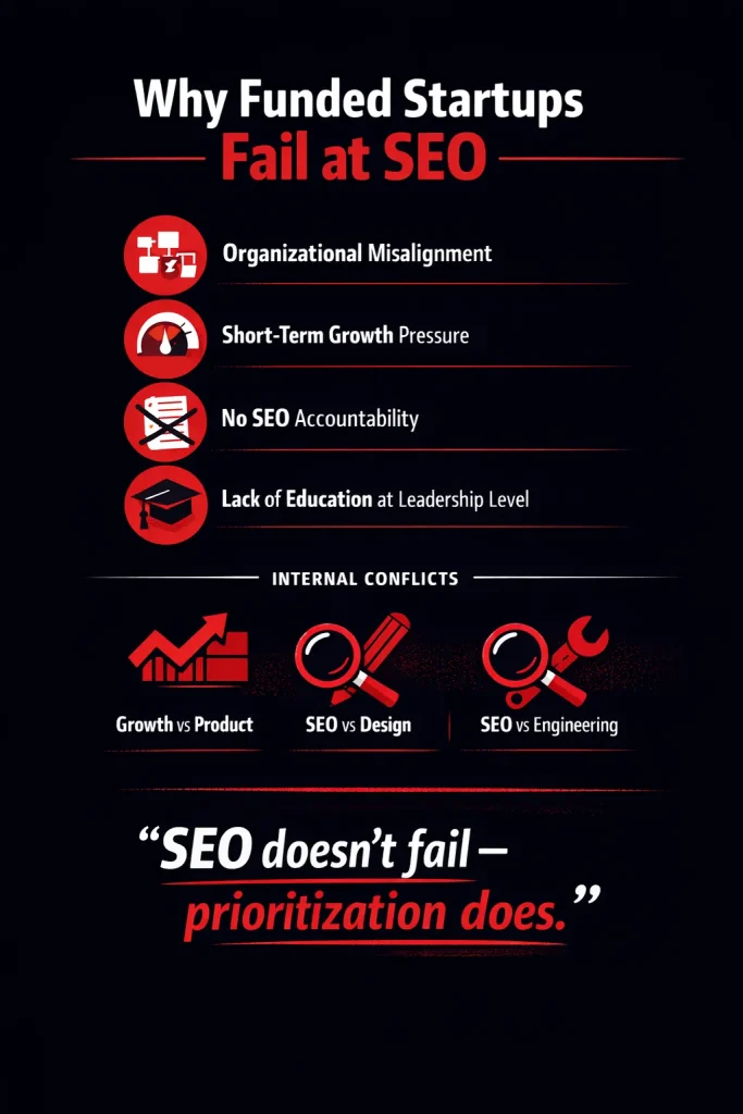The Real Reasons Funded Startups Fail at SEO