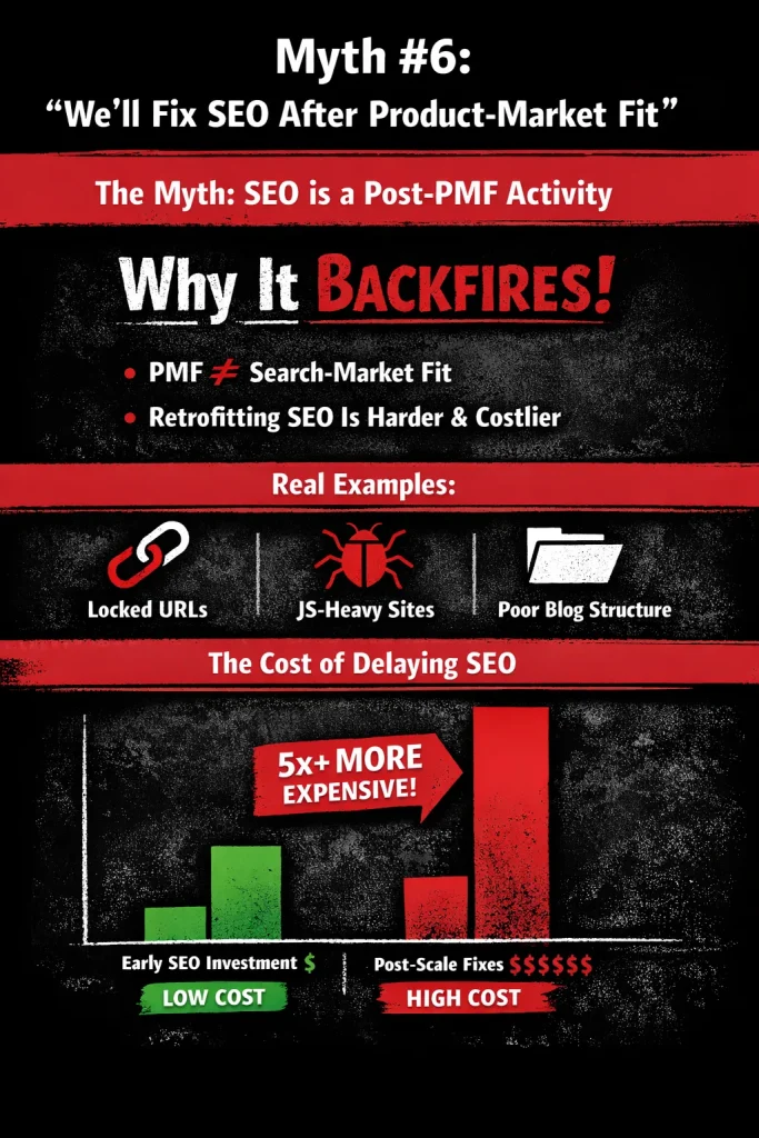 We’ll Fix SEO After Product-Market Fit