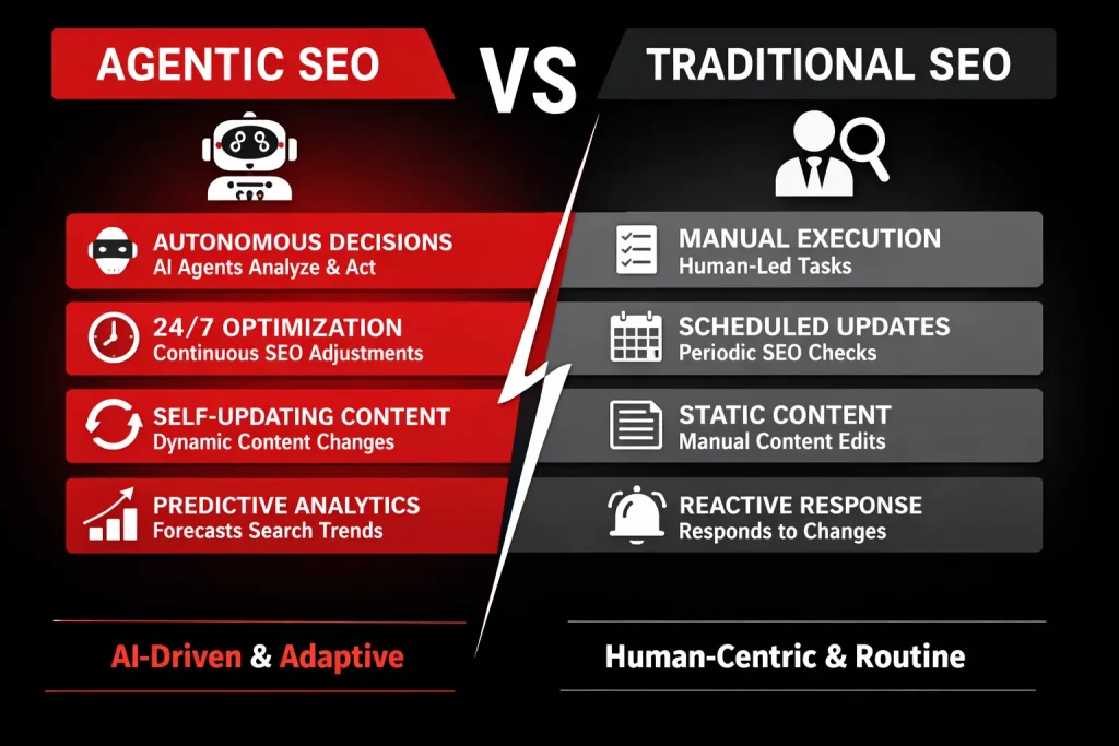 Agentic SEO vs Traditional SEO