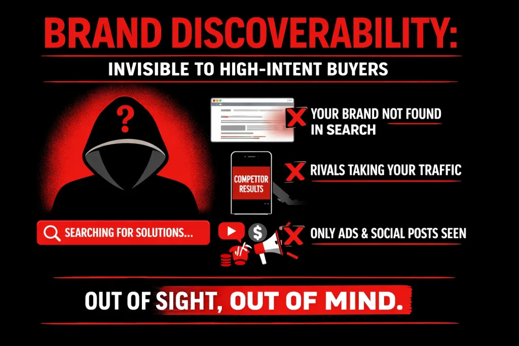 Brand Discoverability Invisible to High-Intent Buyers