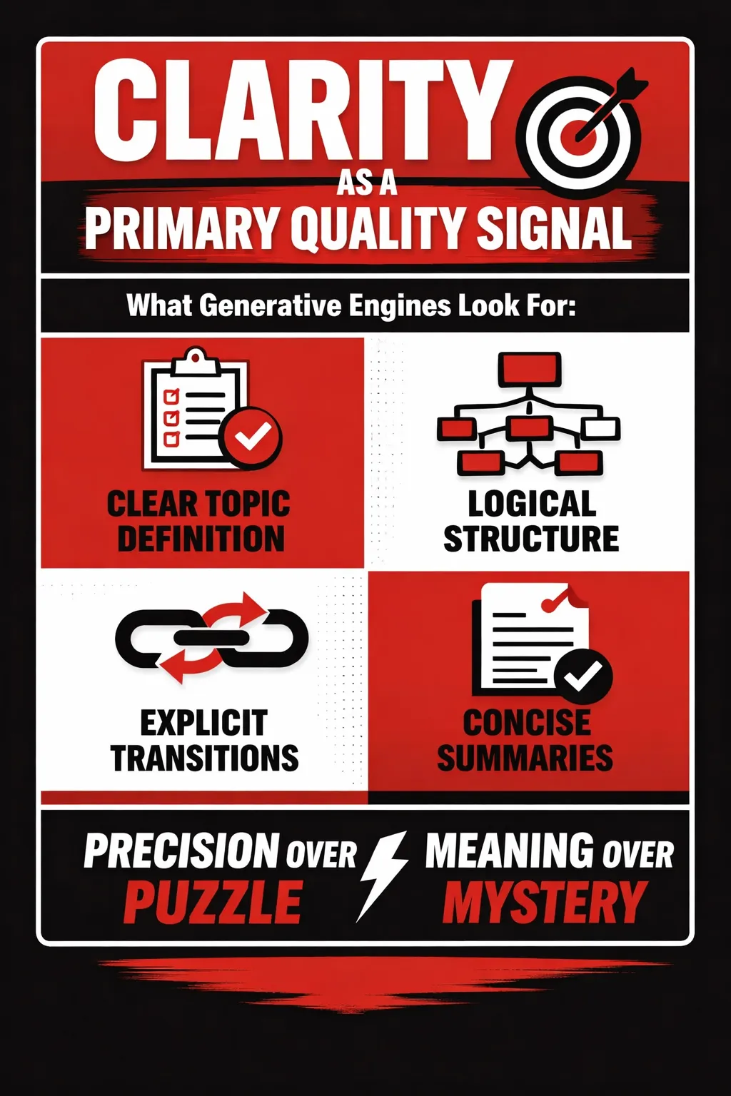 Clarity as a Primary Quality Signal