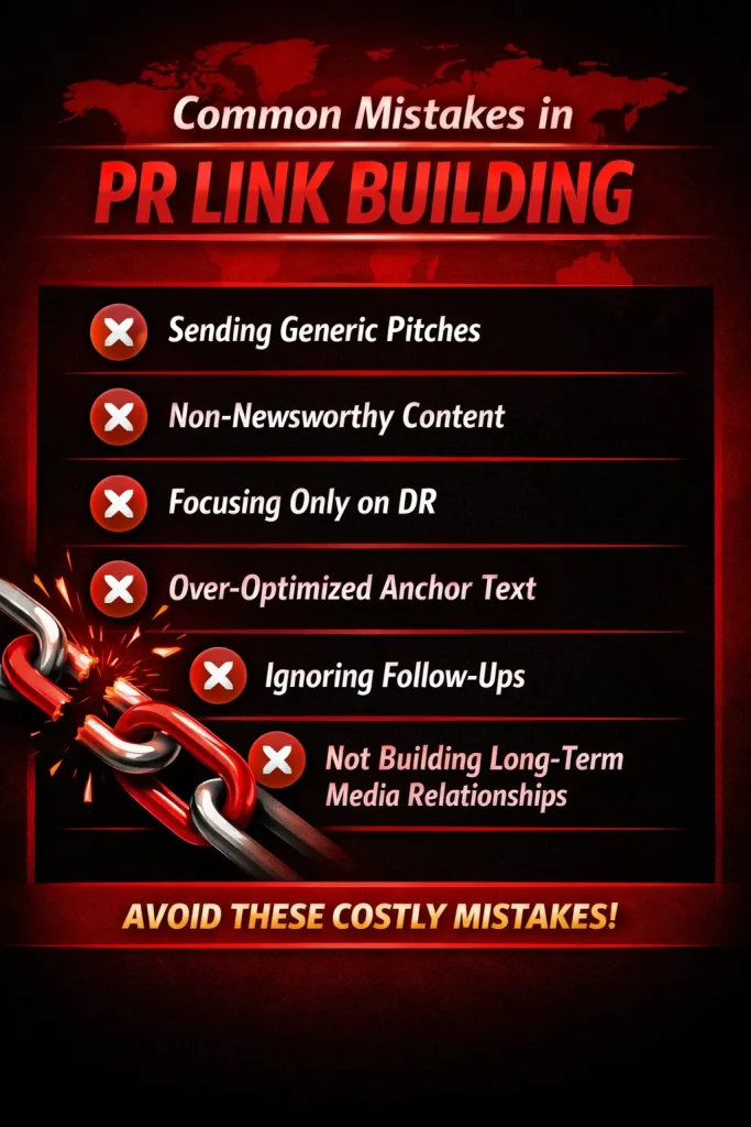 Common Mistakes in PR Link Building (And How to Avoid Them)
