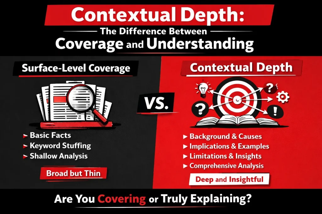 Difference Between Coverage and Understanding