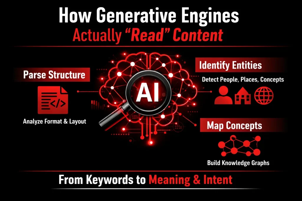 How Generative Engines Actually “Read” Content