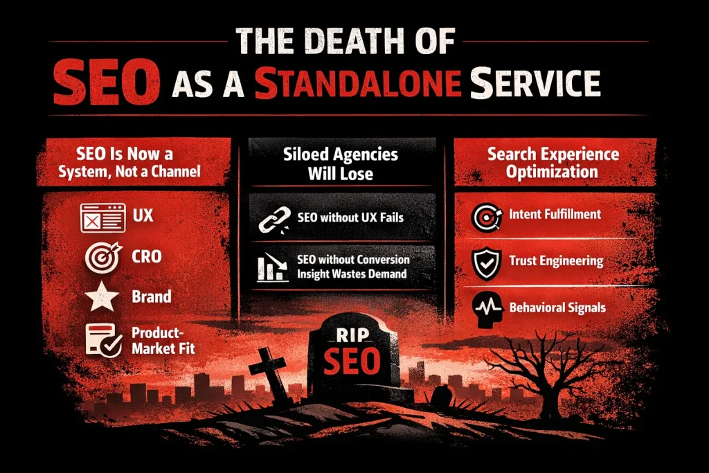 The Death of “SEO as a Standalone Service”