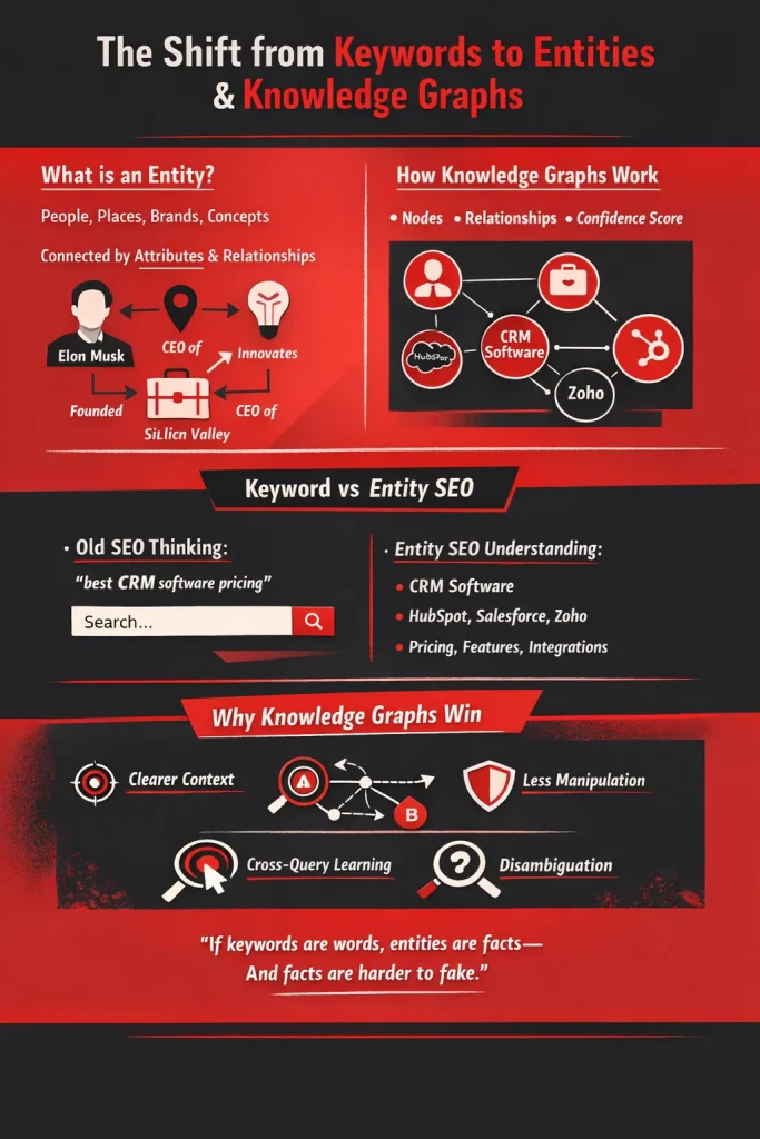 The Shift from Keywords to Entities & Knowledge Graphs