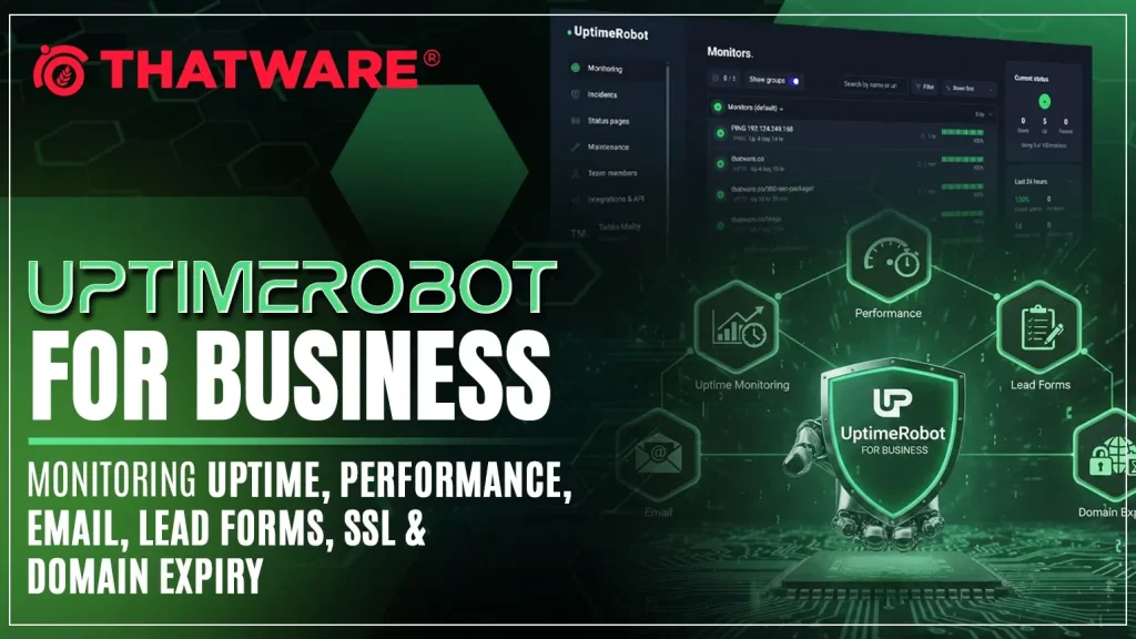 UptimeRobot for Business_ Monitoring Uptime, Performance, Email, Lead Forms, SSL & Domain Expiry