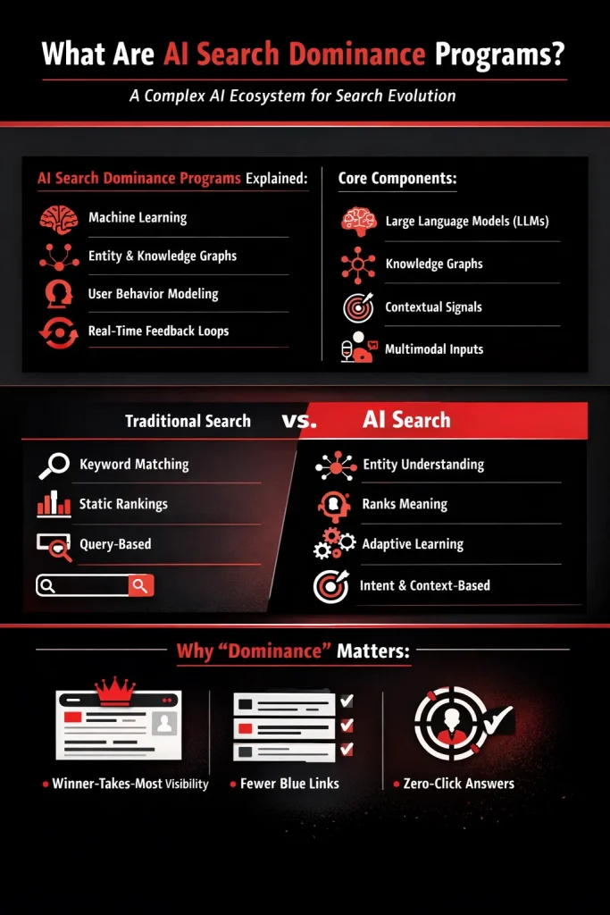 What Are AI Search Dominance Programs