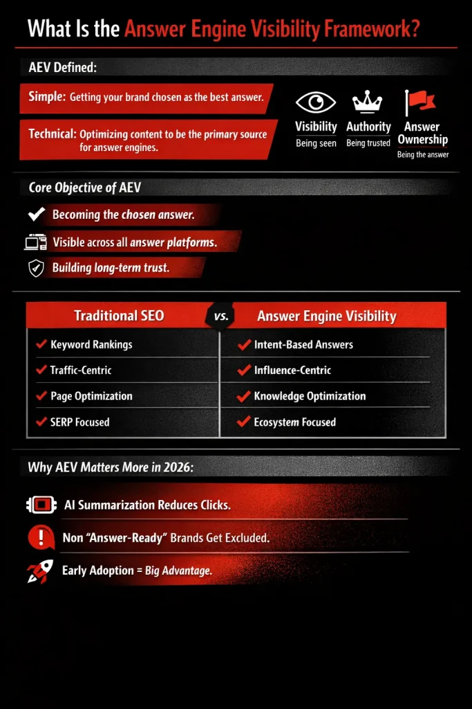 What Is the Answer Engine Visibility Framework