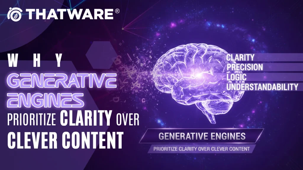 Why Generative Engines Prioritize Clarity Over Clever Content