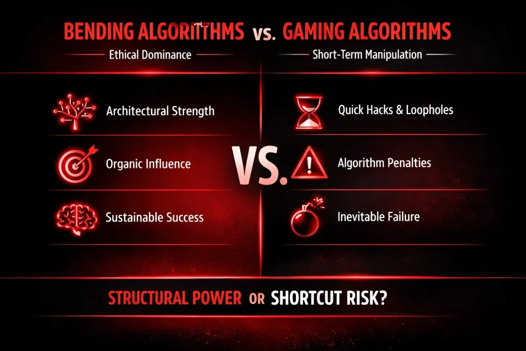 Bending Algorithms vs. Gaming Algorithms