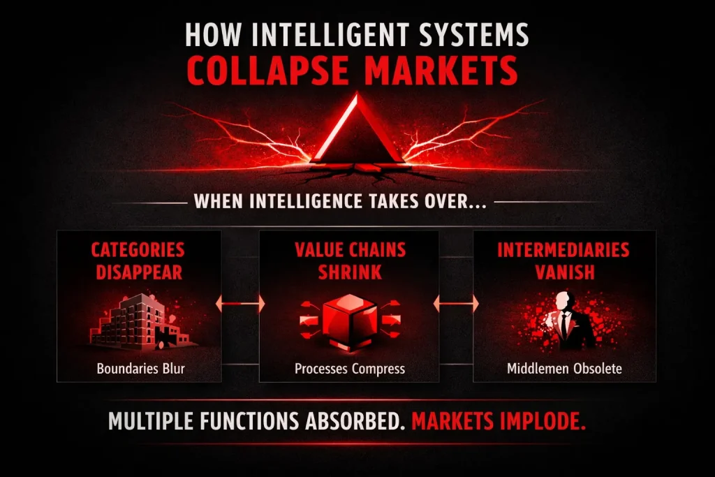 Intelligent Systems Collapse Markets