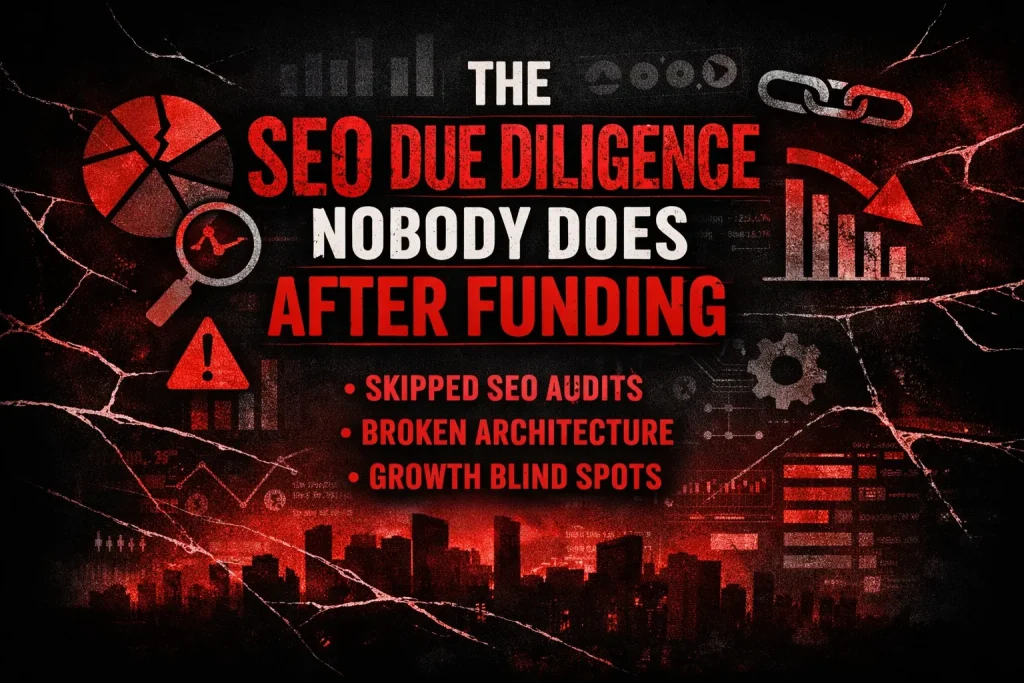 SEO Due Diligence Nobody Does After Funding
