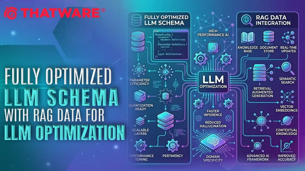 Fully Optimized LLM Schema with RAG Data for LLM Optimization