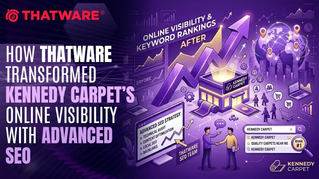 How ThatWare Transformed Kennedy Carpet’s Online Visibility with Advanced SEO
