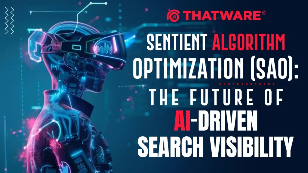 sentient algorithm optimization sao