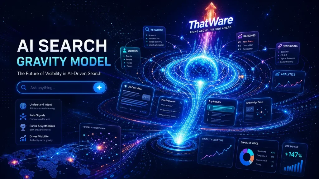 AI Search Gravity Model