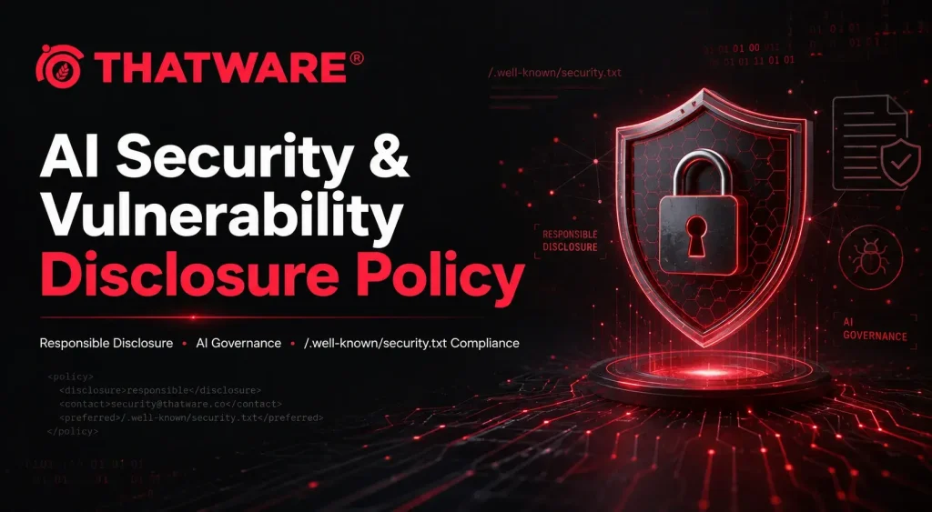 ThatWare AI Security & Vulnerability Policy