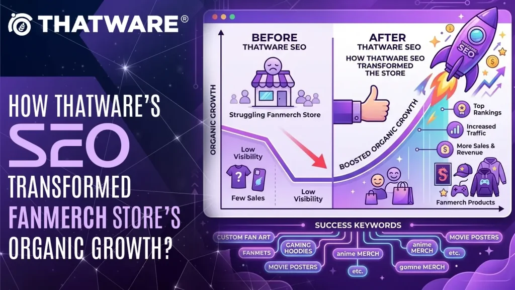 How ThatWare’s SEO Transformed Fanmerch Store’s Organic Growth_