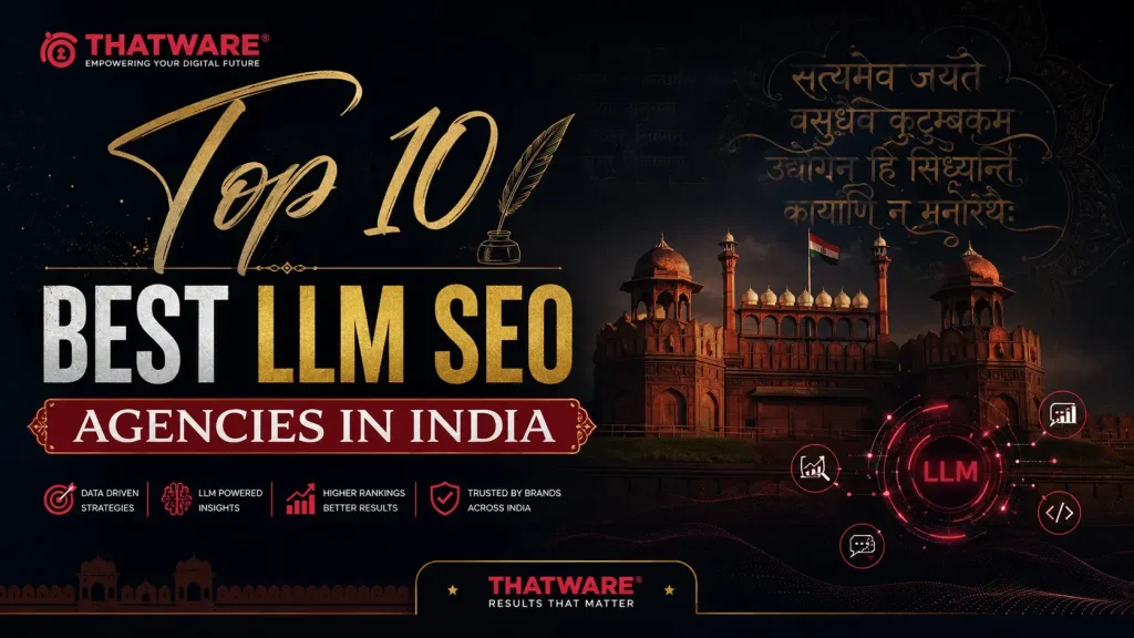 Top 10 LLM SEO companies in India