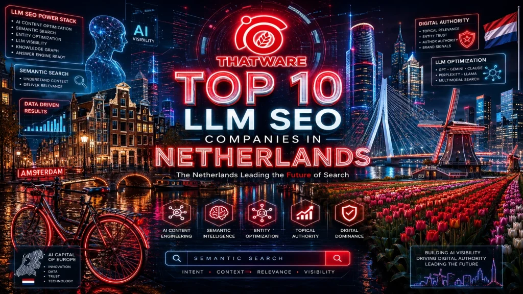 Top 10 LLM SEO Companies in Netherlands