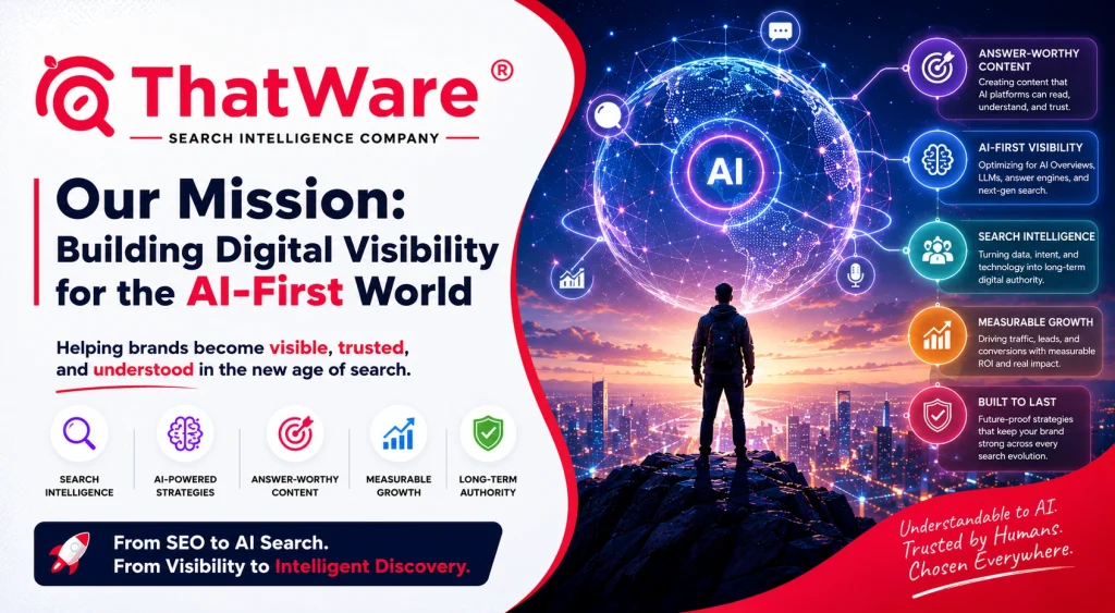 Our Mission Building Digital Visibility for the AI-First World Cover