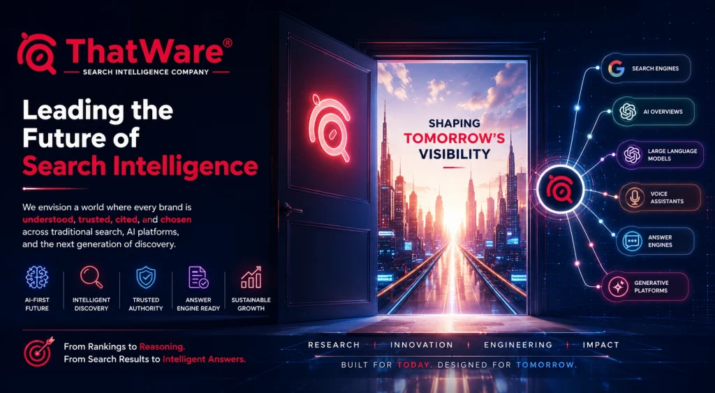 Our Vision Leading the Future of Search Intelligence Cover